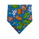 Bandana Meuauau Turma Da Mônica Pets Azul Para Cães - 1 Unidade - Tamanho G - Tamanho G