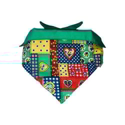 Bandana Modernpet Festa Junina Verde Para Cães - 1 Unidade