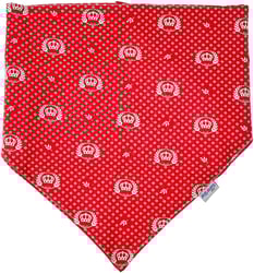 Bandana Para Cachorro Vermelha G Dupla Face 67Cm