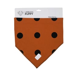 Bandana Urban Puppy Bolas Ocre Para Cães - 1 Unidade - Tamanho P