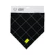 Bandana Urban Puppy Grid Preto Tamanho M Para Cachorros - Tamanho M