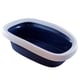 Bandeja Higiênica Chalesco Azul Com Borda Para Gatos - 1 Unidade - Tamanho 2 - Tamanho 2