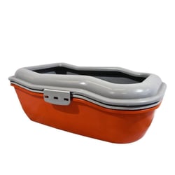 Bandeja Higiênica Durapets Furbox Laranja Para Gatos