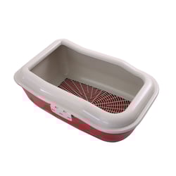 Bandeja Higiênica Durapets Furbox Vermelha Para Gatos