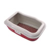 Bandeja Higiênica Durapets Furbox Vermelha Para Gatos