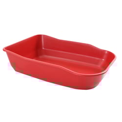 Bandeja Higiênica Durapets Luxo Vermelha Para Gatos