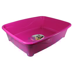 Bandeja Higiênica Furacão Pet Classic Rosa - 1 Unidade