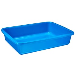 Bandeja Higiênica Tudo Pet Grande Azul Para Gatos - 1 Unidade