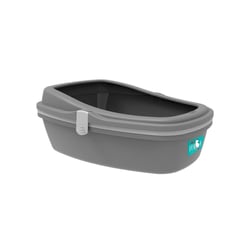 Bandeja Sanitária Para Gatos Plast Pet Furba Taupe - 1 Unidade - Tamanho M