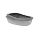 Bandeja Sanitária Plast Pet King Cinza Para Gatos - 1 Unidade - Tamanho M - Tamanho M