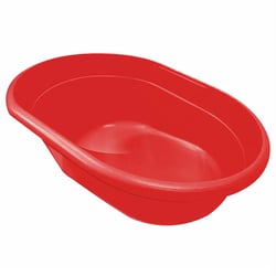 Banheira Higiênica Furacão Pet Glamour Vermelha Para Gatos - 1 Unidade
