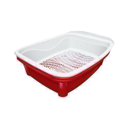 Banheira Higiênica Para Gatos Classic Plus Furacão Pet Vermelha