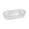Banheira Jel Plast Pet Piu Oval Cristal Para Pássaros - 1 Unidade - Tamanho M