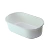 Banheira Jel Plast Pet Piu Oval Leitosa Para Pássaros - 1 Unidade - Tamanho M