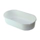Banheira Jel Plast Pet Piu Oval Leitosa Para Pássaros - Tamanho GG - Tamanho GG