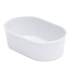 Banheira Oval Plástica Leitosa Tudo Pet G - 1 Unidade