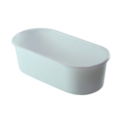 Banheira Pet Piu Oval Leitosa Para Pássaros 150Ml - 1 Unidade