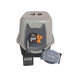 Banheiro Durapets Toalete Preto Para Gatos
