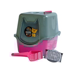 Banheiro Durapets Toalete Rosa Para Gatos