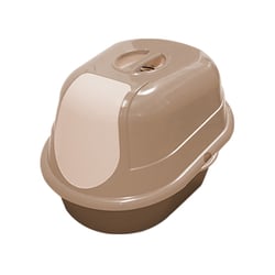 Banheiro Furacão Pet Cat Toalete Marrom Para Gatos - 1 Unidade