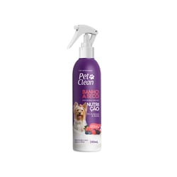 Banho A Seco Pet Clean Nutrição Óleo De Abacate E Aveia 240Ml - 1 Unidade
