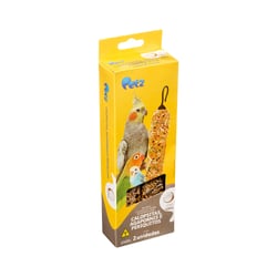 Bastão De Sementes Petz Com Coco - Alimento Base Para Calopsitas, Agapornis E Periquitos - 2 Unidades