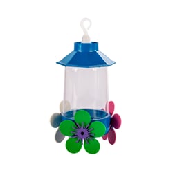 Bebedouro Antiformiga Jel Plast Para Beija-Flor Azul - 250Ml