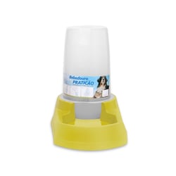 Bebedouro Automático Alvorada Praticão Amarelo Para Cães 6,5L - 1 Unidade