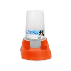 Bebedouro Automático Alvorada Praticão Laranja Para Cães 6,5L - 1 Unidade