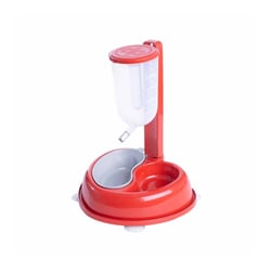 Bebedouro Automatico Caes Durapets Durafeeder Upper Vermelho