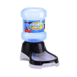 Bebedouro Automático Truqys Preto 2 Litros Para Cães E Gatos - 1 Unidade