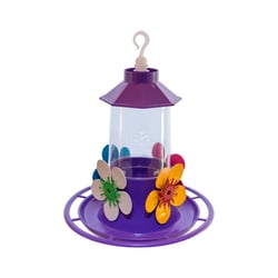 Bebedouro Beija-Flor Luxo Com Poleiro Jel Plast 250Ml - 1 Unidade
