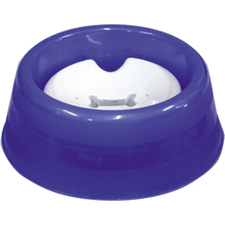 Bebedouro Cães Pelo Longo Azul 1L