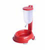 Bebedouro Durapets Durafeeder Automático Basic Vermelho Para Cães E Gatos 1 Litro