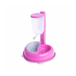 Bebedouro Durapets Durafeeder Automático Upper Rosa Para Cães E Gatos 1 Litro