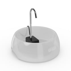Bebedouro Fonte Spike Branco Para Cães E Gatos - 1 Unidade