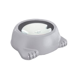 Bebedouro Furacão Pet Glamour Cinza Para Cães De Pelos Longos - 1000Ml