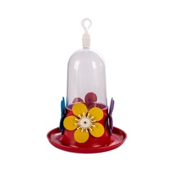 Bebedouro Jel Plast Pet Bandeja Vermelho Para Beija-Flor - 250Ml