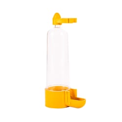 Bebedouro Jel Plast Pet Piu Amarelo Para Pássaros - 1 Unidade - Tamanho P