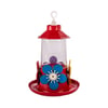 Bebedouro Jel Plast Pet Piu Luxo Com Bandeja Vermelho Para Beija-Flor - 250Ml