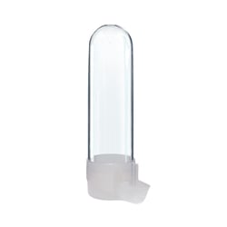 Bebedouro Jel Plast Pet Piu Similar Branco Para Pássaros - Tamanho G