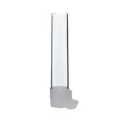Bebedouro Jel Plast Pet Piu Similar Reto Branco Para Pássaros - Tamanho M