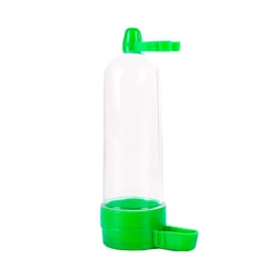 Bebedouro Jel Plast Pet Piu Verde Para Pássaros - Tamanho G