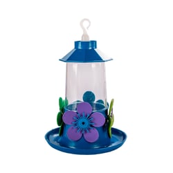 Bebedouro Jel Plast Piu Luxo Azul Para Beija-Flor 250Ml - 1 Unidade