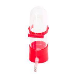 Bebedouro Médio Para Hamster Kotori Vermelho Único