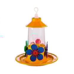 Bebedouro Para Beija-Flor Jel Plast Luxo Com Poleiro