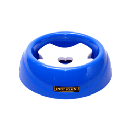 Bebedouro Pet Flex Pelo Longo Azul Para Pets - 600Ml