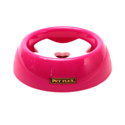 Bebedouro Pet Flex Rosa Para Cães De Pelo Longo Tamanho P - 1 Unidade