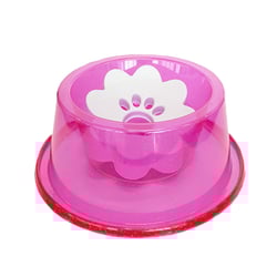 Bebedouro Pet Toys Para Cães Pelos Longos Rosa Glitter 1000Ml - 1 Unidade