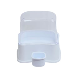 Bebedouro Petlon Branco Para Cães E Gatos - 1 Unidade
